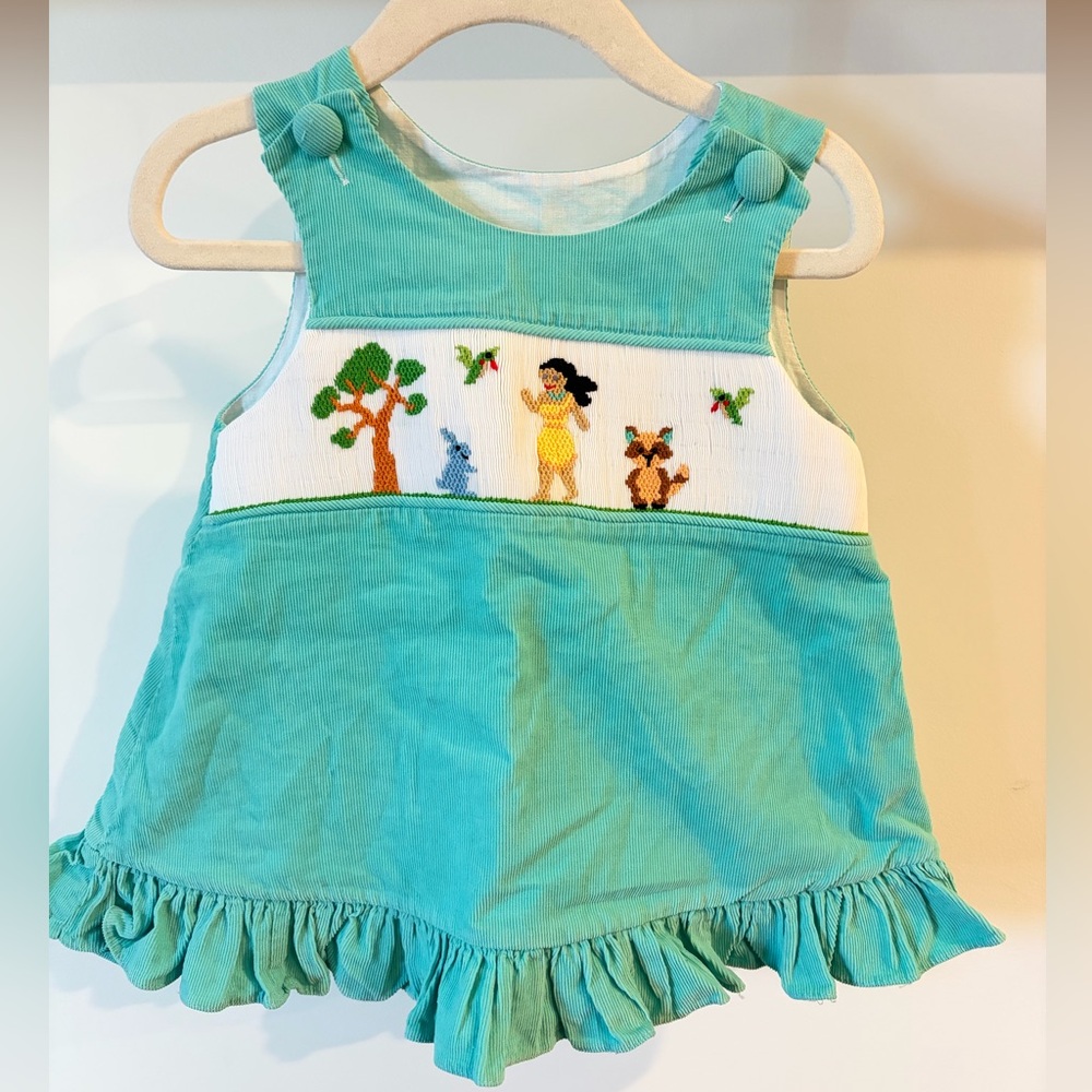 Remember Nguyen Smocked Pocahontas & Friends Top — 12m — 100% cotton